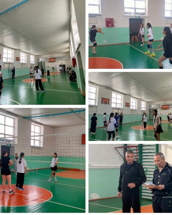 «Спорт - тәртіп негізі» тақырыбында волейболдан мектепішілік жарыс өткізілді.